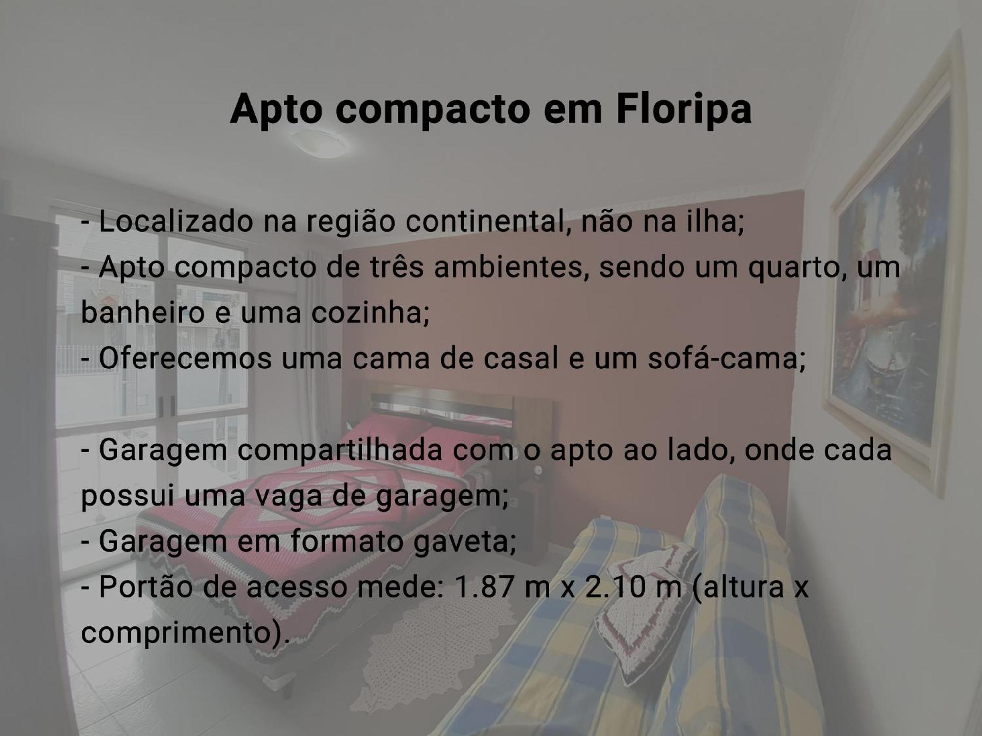Apto Compacto Em Floripa-continente Florianopolis